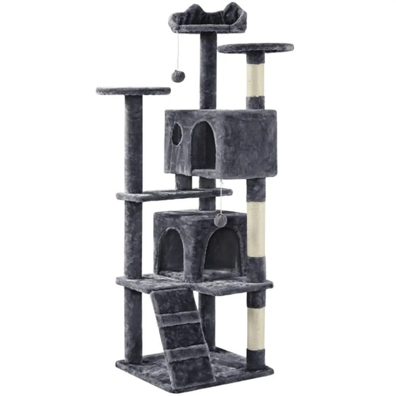 158cm 158cm Tall Cat Tree Condo Kitten Tree Tower by Yaheetech