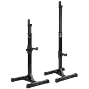 Yaheetech Pair of Adjustable Squat Rack Standard 45-70 Inch Solid Steel Squat Stand Pair of Adjustable Squat Rack Standard 45-70 Inch Solid Steel Squat Stand