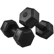 2x4kg (Sold in Pair) Hex Dumbbells Set by Yaheetech