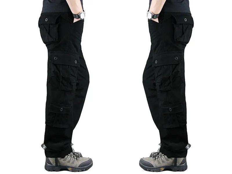 Cargo Pants Outdoor Solid Color Trousers Hiking Work Pants by dealonline.co.nz