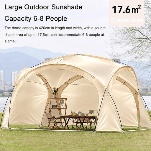 ECOTREK Canopy Ecotrek Dome Canopy Gazebo Tent – 4.2 × 4.2 × 2.3m LCF28517 Ecotrek Dome Canopy Gazebo Tent – 4.2 × 4.2 × 2.3m LCF28517
