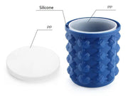 Small Ice Cube Maker Genie Silicone Wine Ice Bucket Big Ice Cube Tray Mold Cup by dealonline.co.nz
