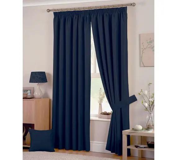 Kiwi Grab Kiwi Grab One pair of Readymade Curtains blockout drapes Blue- 8 sizes One pair of Readymade Curtains blockout drapes Blue- 8 sizes