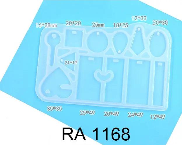 DIY Silicone Resin Moulds Earrings Pendant Epoxy Casting Moulds - 26 by Resin Art NZ