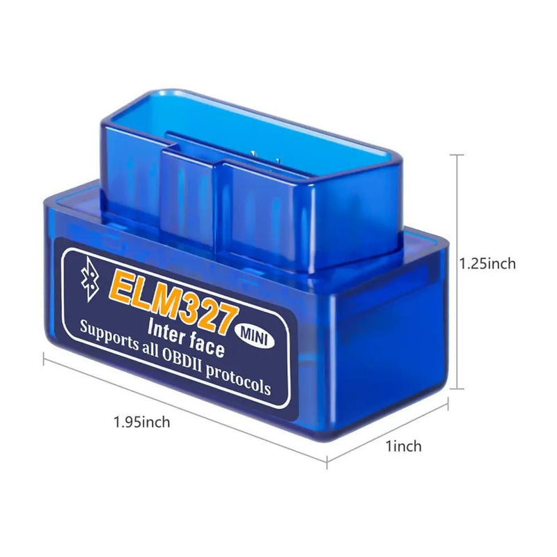 OBD2 ELM327 Code Reader Bluetooth Auto Diagnostic Tool OBDII Scanner Android iOS by salelink.co.nz