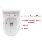 Duroplast Toilet Seat V SHAPE Soft Close by dealonline.co.nz