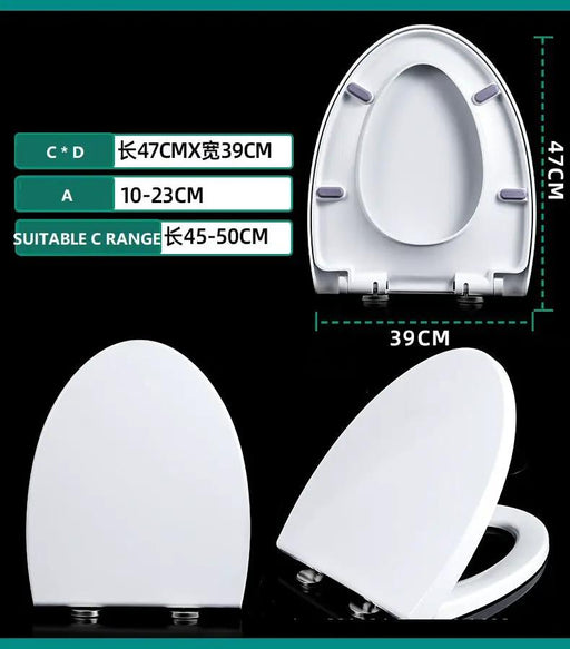 Duroplast Toilet Seat V SHAPE Soft Close by dealonline.co.nz