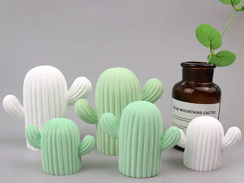 Cubic Cactus Moulds for Candle, Epoxy Resin, Jesmonite, Aqua Resin, Bramblier and Cement by Resin Art NZ