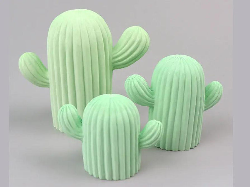 Cubic Cactus Moulds for Candle, Epoxy Resin, Jesmonite, Aqua Resin, Bramblier and Cement by Resin Art NZ