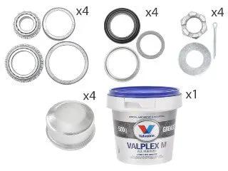 Tandem Axle - 1500kg Bearing Kit