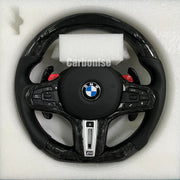 BMW Steering Wheel (Forged Fiber+Smooth Leather) #11 by CARBONISE
