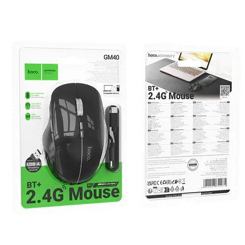 BroDeals Keyboard & Mouse Ergonomic Wireless Mouse with Nano Receive Ergonomic Wireless Mouse with Nano Receive