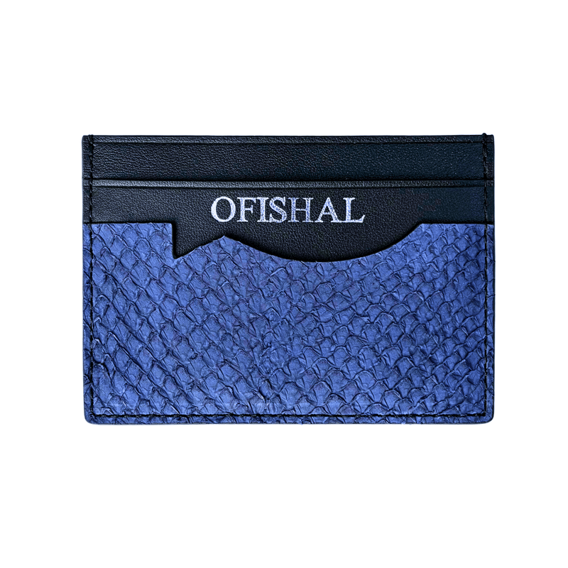 Fish Leather Card Holder Wallet by Ofishal