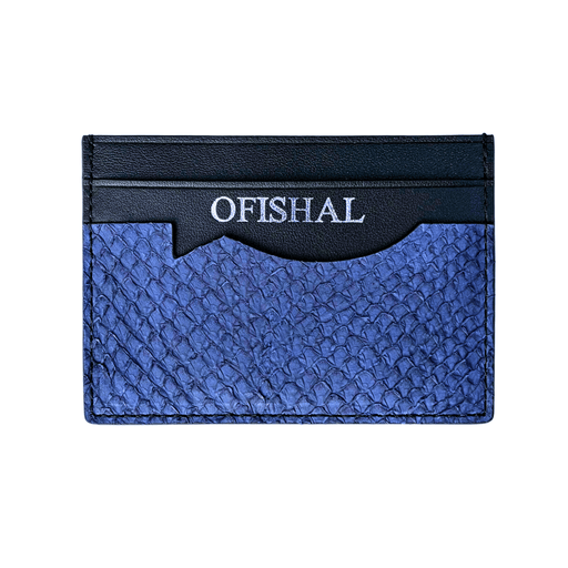 Fish Leather Card Holder Wallet by Ofishal