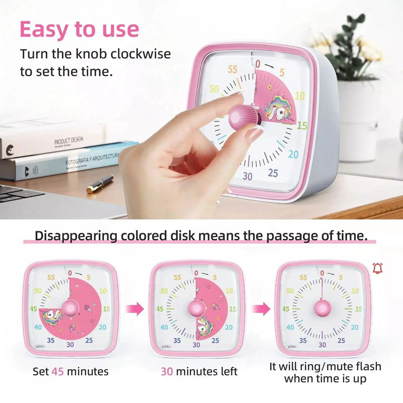 60 Minutes Visual Analog Countdown Timer by salelink.co.nz