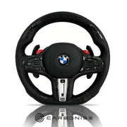 BMW Steering Wheel (Forged Fiber+Smooth Leather) #11 by CARBONISE