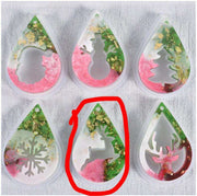 Christmas Pendant Moulds - 06 by Resin Art NZ