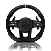 Mercedes-Benz Steering Wheel (Carbon Fiber+Perforated Leather) #11 by CARBONISE