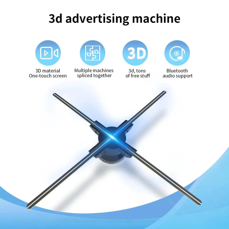 Action Outdoors Limited 60cm HD 3D Hologram Fan Projector LED Display 60cm HD 3D Hologram Fan Projector LED Display