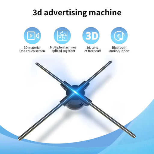 60cm HD 3D Hologram Fan Projector LED Display by Action Outdoors Limited