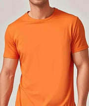 Solid Casual Short-Sleeve Crewneck T-Shirt by Mead's Supply & Equipment Outfitters limited