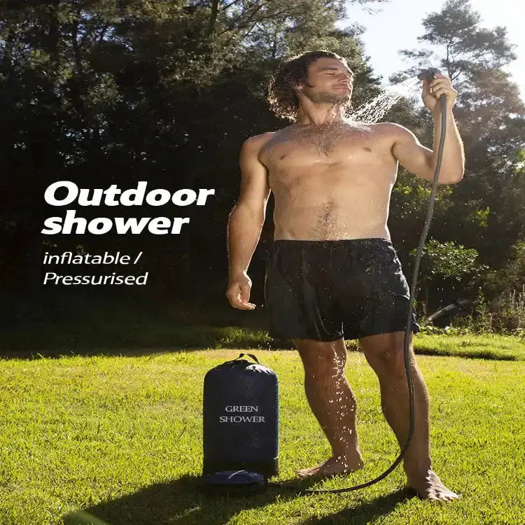 11L Portable Inflatable Camping Shower Bag by Habicare