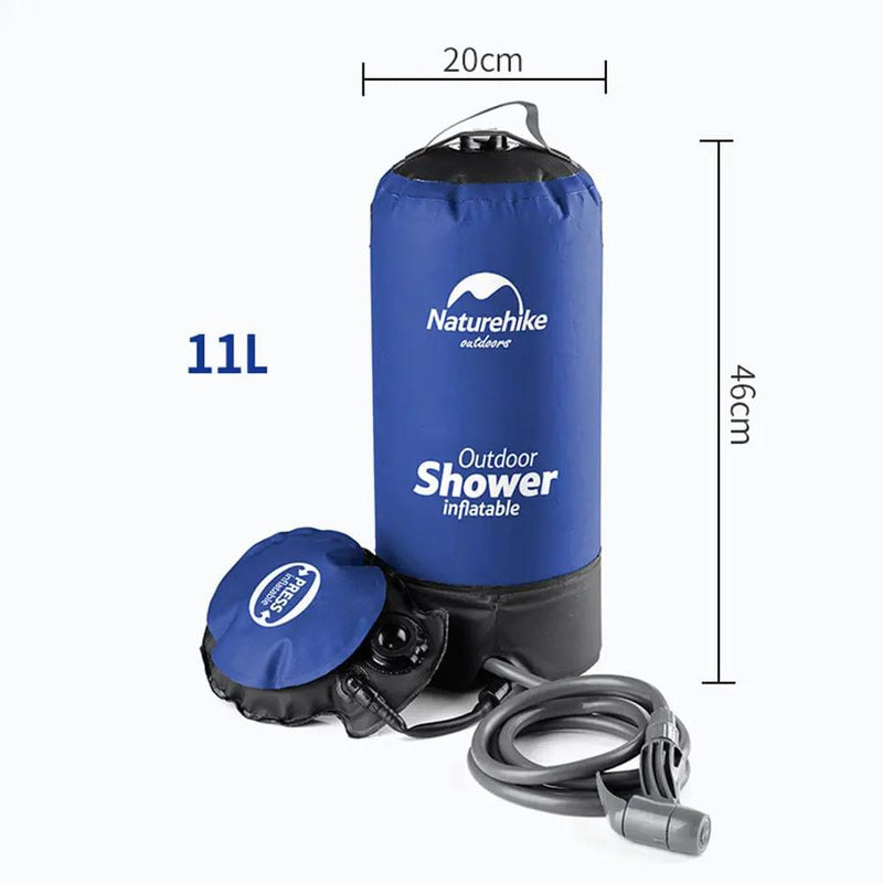 11L Pvc Portable Shower Outdoor Camping Shower Hiking Hydration Water Bag Water Tank Waterbag by SportZone.co.nz