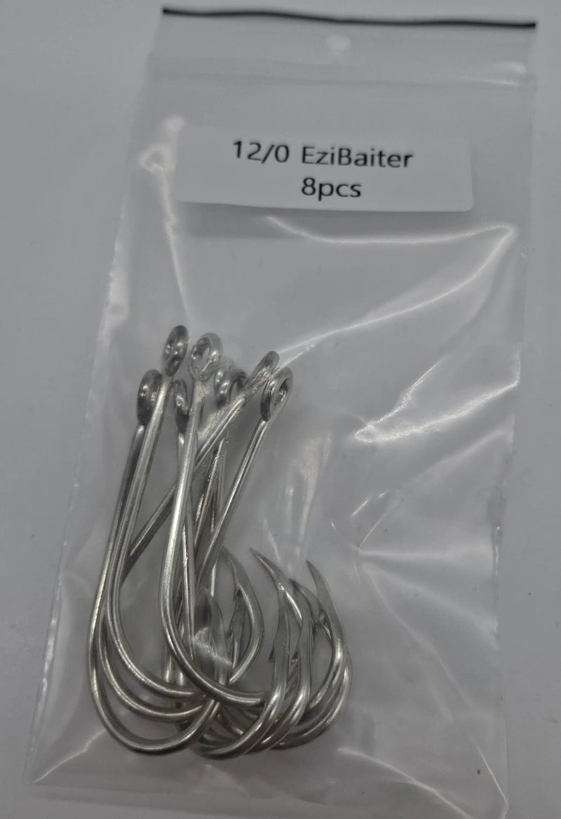 Ez Baiter Circle Hooks 12/0 (Pack of 8) by NZ Diver