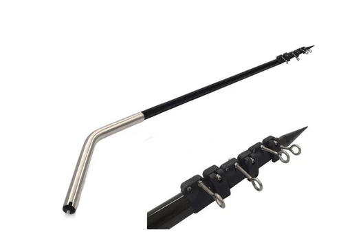 12 Ft Telescopic OutRiggers (Pair) Rigged OUTRTS - In Store showing durable construction and telescoping design.