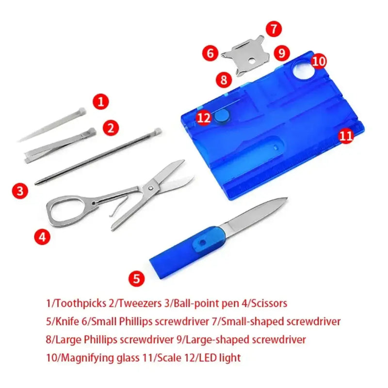 12 in 1 Multi Tool Card by Habicare
