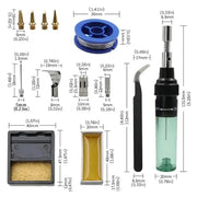 Portable Gas Soldering Iron Kit by Habicare