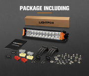 Lightfox Rigel Series 12inch LED Light Bar 1 Lux @ 337M IP68 8,320 Lumens by Kiwi Offroad