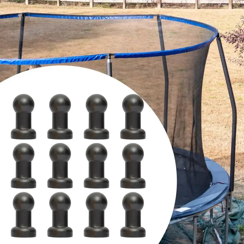 12 Piece Trampoline Enclosure Pole Caps by Habicare