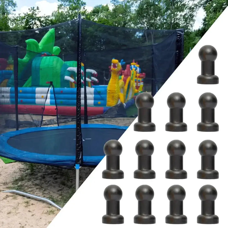 12 Piece Trampoline Enclosure Pole Caps by Habicare