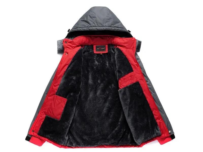Thermal Mountain Waterproof Fleece Ski Jacket Windproof Rain Jacket by dealonline.co.nz