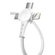 120W 3-in-1 USB-C Super-Fast Retractable Charging Cable by Habicare