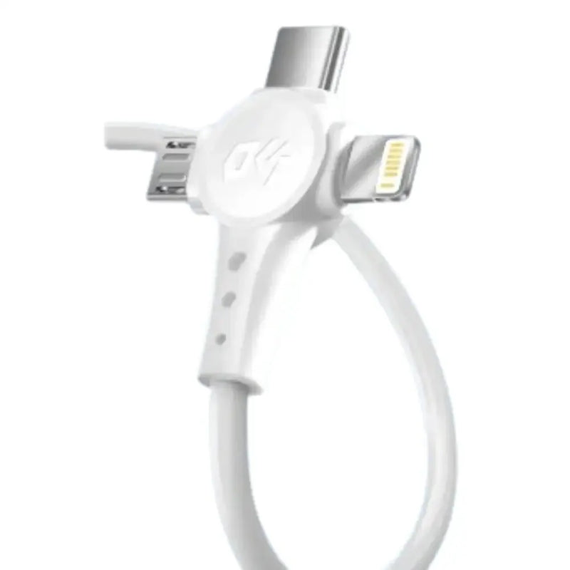 120W 3-in-1 USB-C Super-Fast Retractable Charging Cable by Habicare