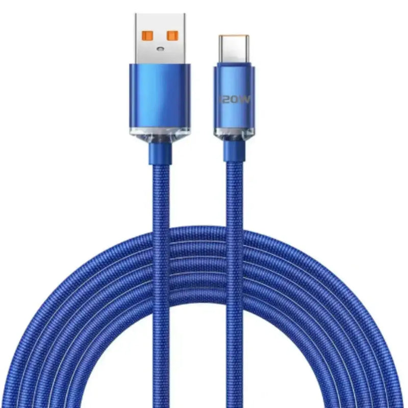 120W Super-Fast USB-C Charging Cable for Smartphones by Habicare