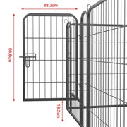 8 Panel Dog Pen Playpen Play Yard Metal Exercise Barrier Pet Pen by Yaheetech