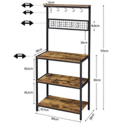 Kitchen Bakers Rack by Yaheetech
