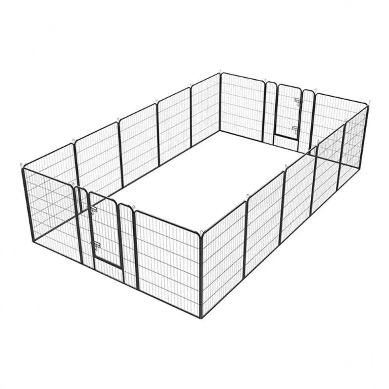 Heavy Duty 24 Panels Pet Playpen by Yaheetech