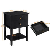 Side Table Nightstand End Table by Yaheetech