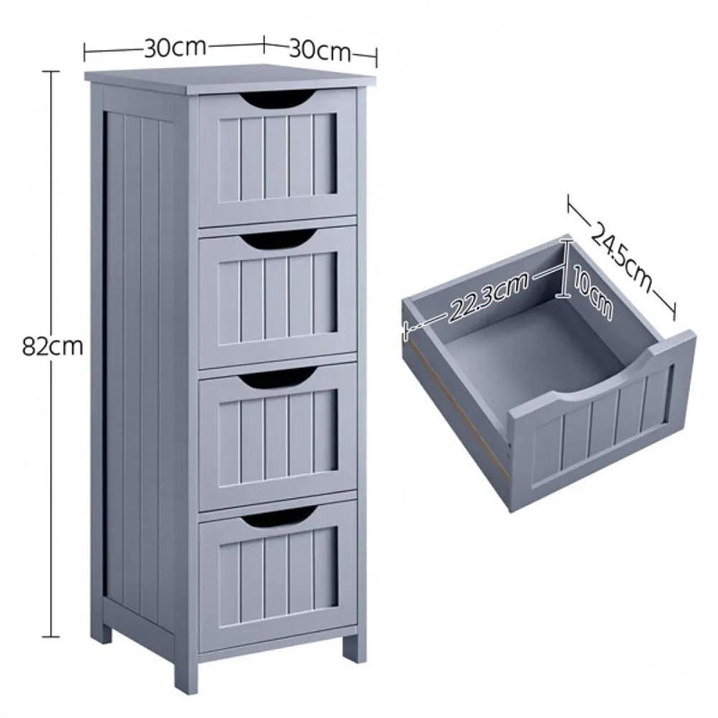 Bathroom Floor Cabinet by Yaheetech