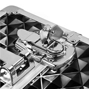 3-in-1 Rolling Makeup Train Case Portable Cosmetic Trolley by Yaheetech