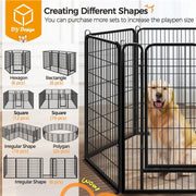 120cm Tall Dog Playpen Panels by Yaheetech