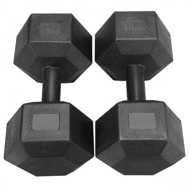 Set of 2 x 10kg/22lb Dumbbell Set by Yaheetech