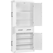 Tall Pantry Cupboard Kitchen Pantry Cabinet Freestanding Storage Cabinet by Yaheetech