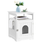 End Table for Pet House Pet Crate Indoor Cat Litter Box by Yaheetech