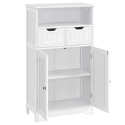 Bathroom Floor Storage Cabinet with 2 Drawers & Shelf Height-Adjustable Cabinet by Yaheetech