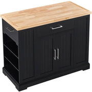 Rolling Kitchen Island Kitchen Trolley by Yaheetech